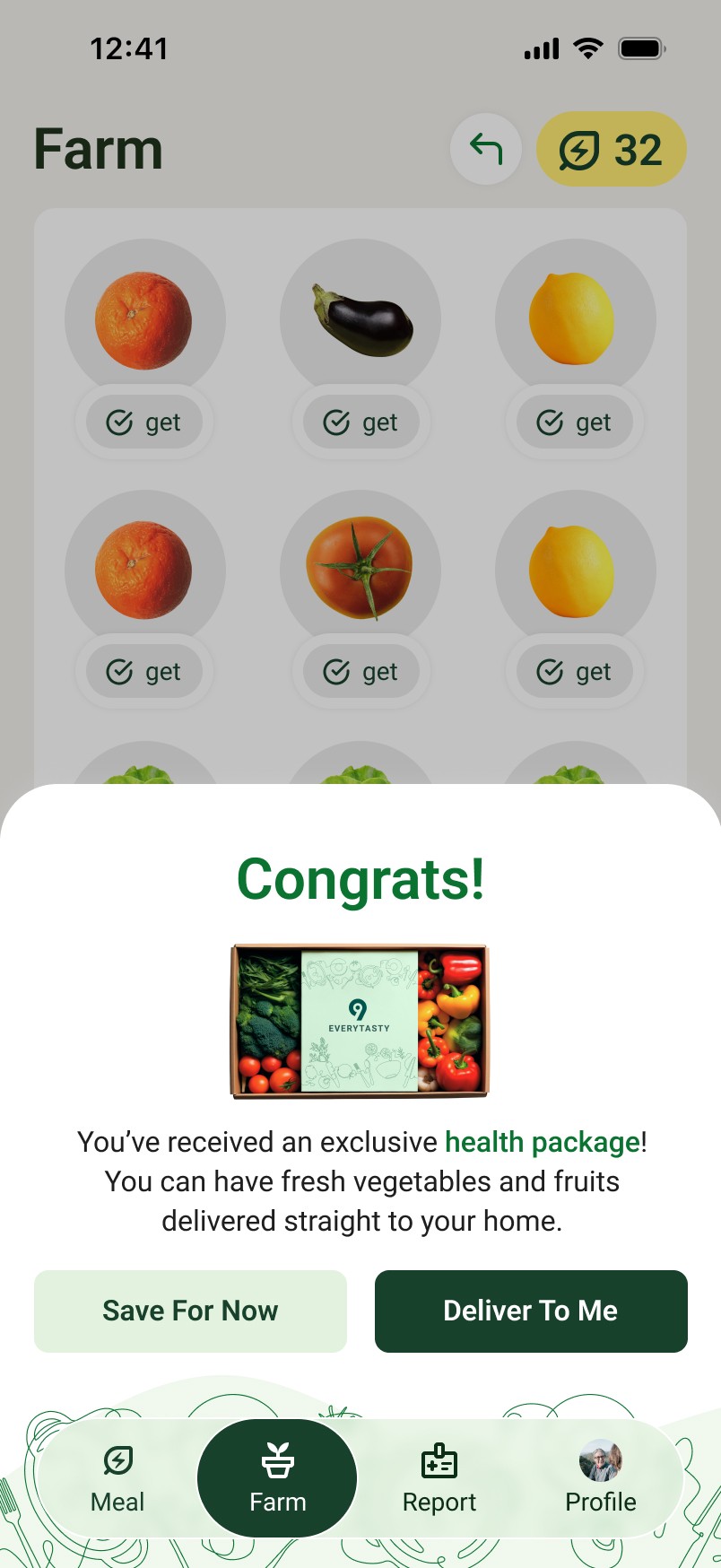 Evertasty research and design artifact